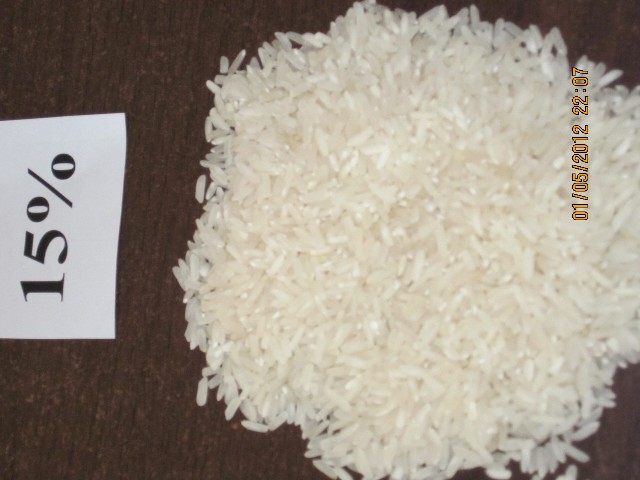Gạo trắng hạt dài 15% tấm